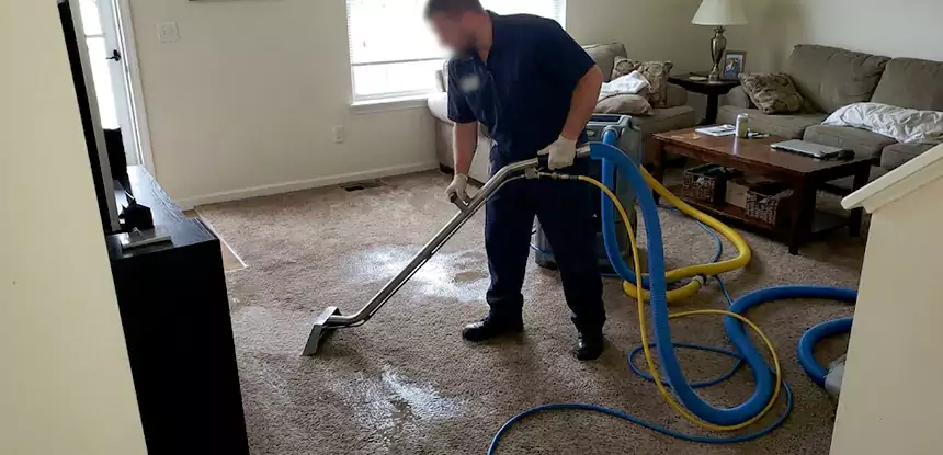 Flooded Basement Carpet Cleanup Morrow 