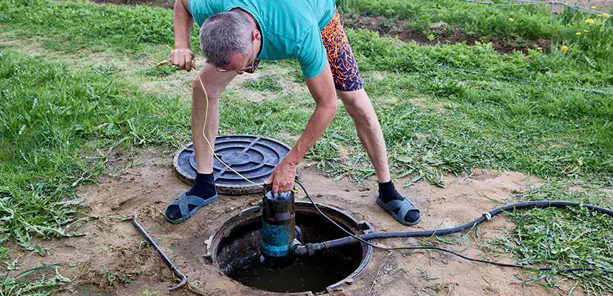 Outdoor Sewage Cleanup in Morrow