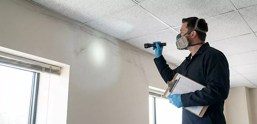 Ceiling Water Damage Inspection in Morrow
