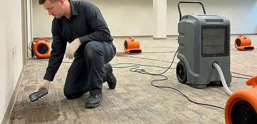 Drying Carpet Padding After Flood in Morrow