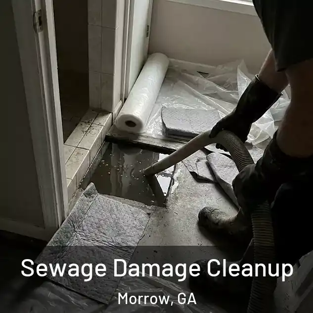  Sewage Damage Cleanup Morrow, GA